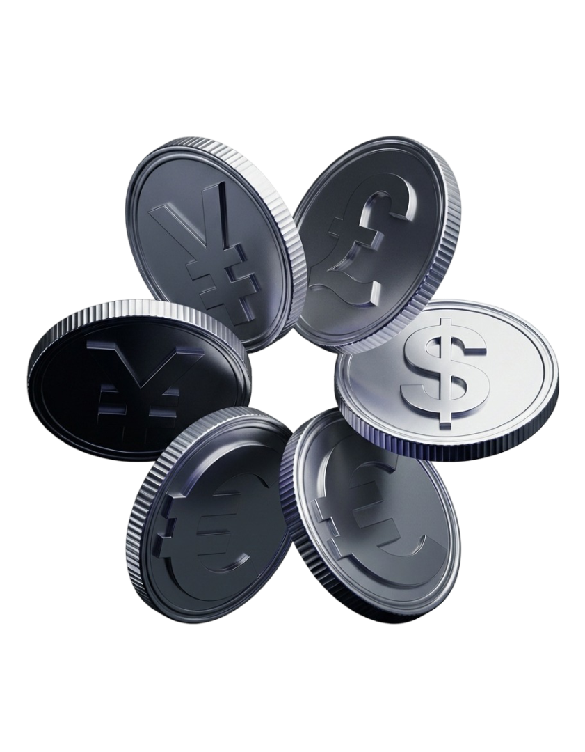 International currency coins